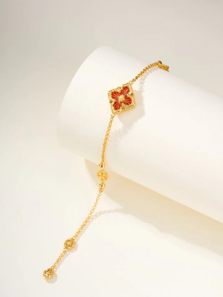 [Eternal jewelry]B.C.L ENAMELED One-Flower Bracelet£¨Various Colors)