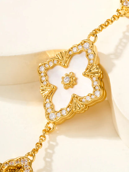 [Eternal jewelry]B.C.L ENAMELED Five-Flower Bracelet£¨Various Colors) BIG SIZE