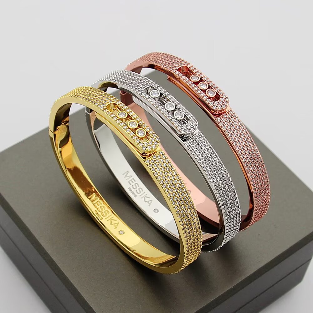 [Eternal jewelry]Move Noa Full Pavé Diamond Bangle Bracelet