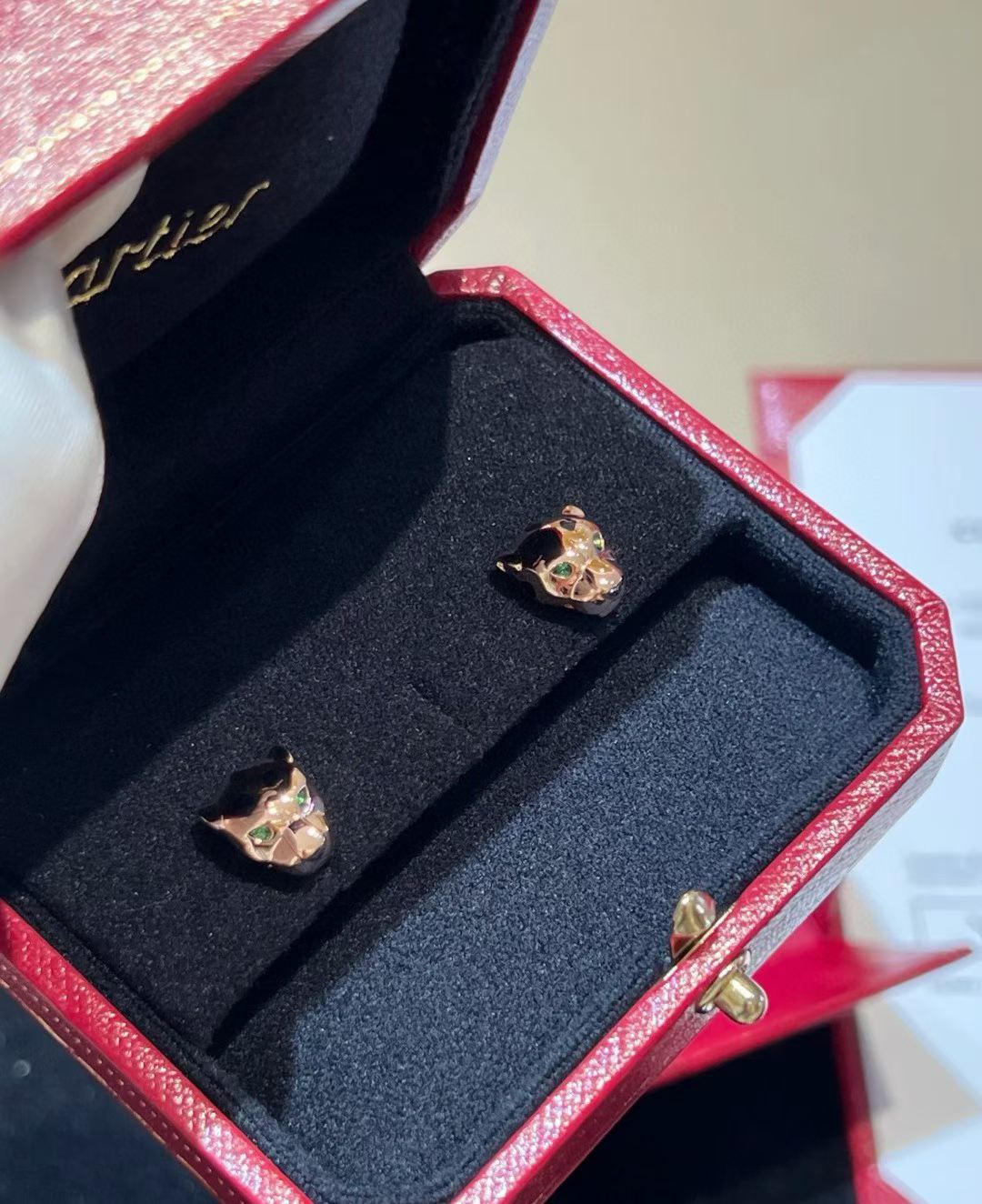 [Eternal jewelry]CHRRTAH-PRINT STUD EARRINGS, THREE COLORS