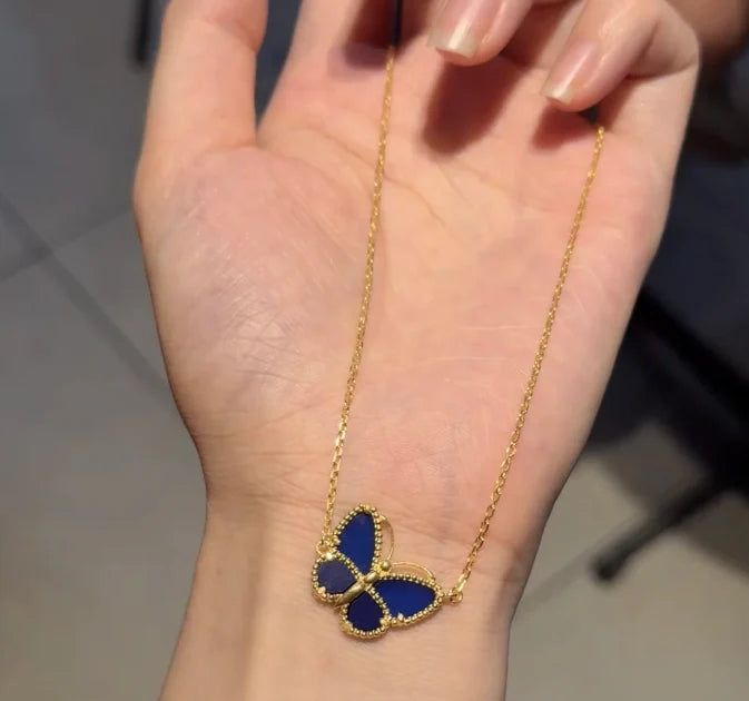 [Eternal jewelry] BUTTERFLY BLUE NECKLACE