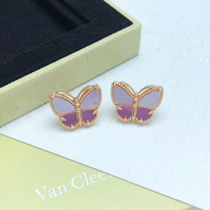 [Eternal jewelry]26 NEW CLOVER LUCKY LIGHT PURPLE SET
