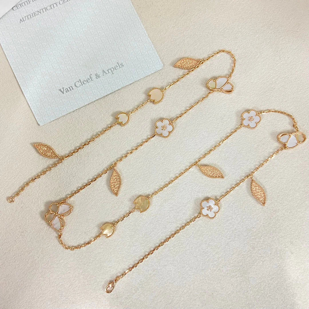[Eternal jewelry] 26 NEW CLOVER LUCKY LIGHT YELLOW AND WHITE SET