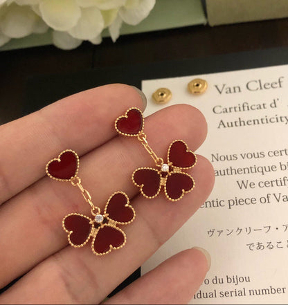 [Eternal jewelry] Gold-tone Red Heart Pendant