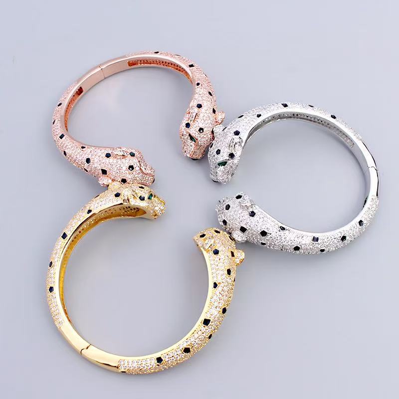 [Eternal jewelry] Full Diamond Panther Bangle & Ring