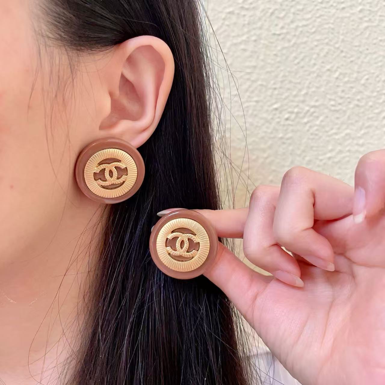 [Eternal jewelry]Classic Double C Earrings
