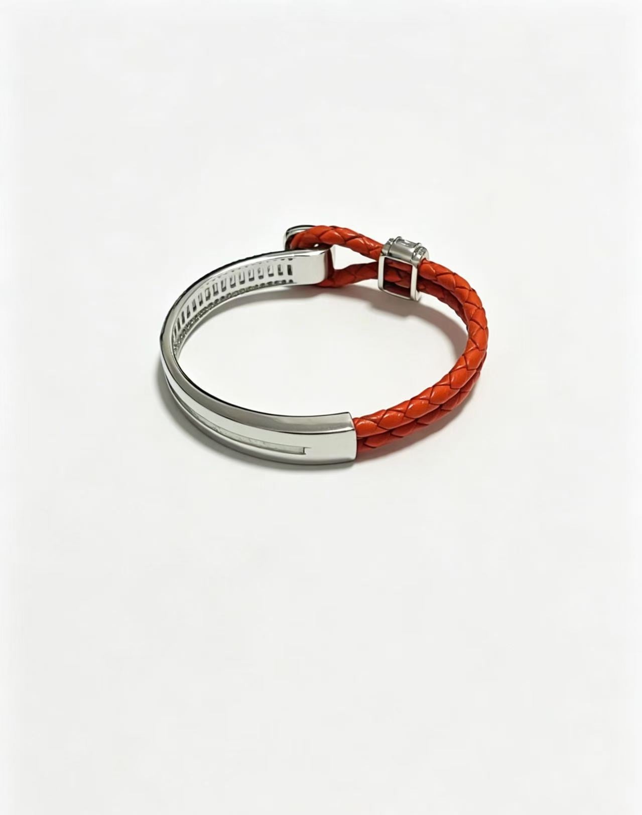 ¡®Eternal jewelry2026 New Half-Diamond Horseshoe Buckle Bangle