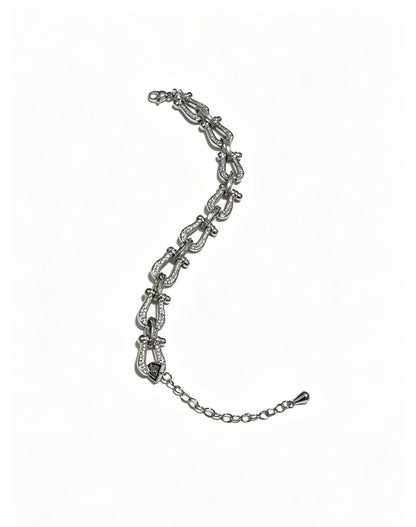¡®Eternal jewelryDiamond-studded Horseshoe Bracelet