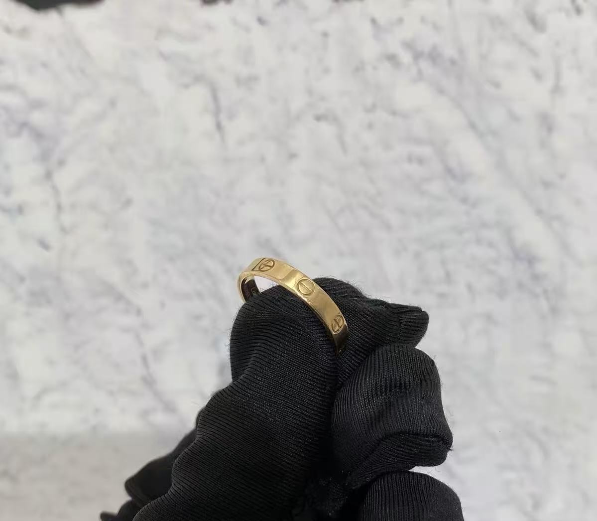¡®Eternal Jewelry¡¯LOVE RING 4MM Plain version, GOLD