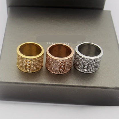 [Eternal Jewelry] Move Wide Full Pavé Diamond Ring