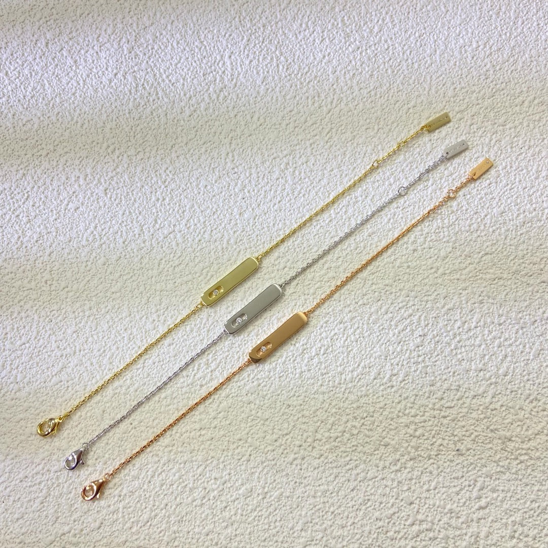 [Eternal Jewelry]My First Diamond Bracelet(Adjustable)
