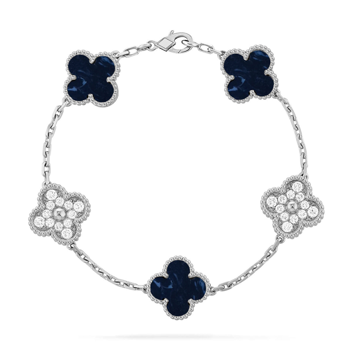[Eternal Jewelry]CLOVER 5 MOTIF PIETERSITE BRACELET COLLECTION