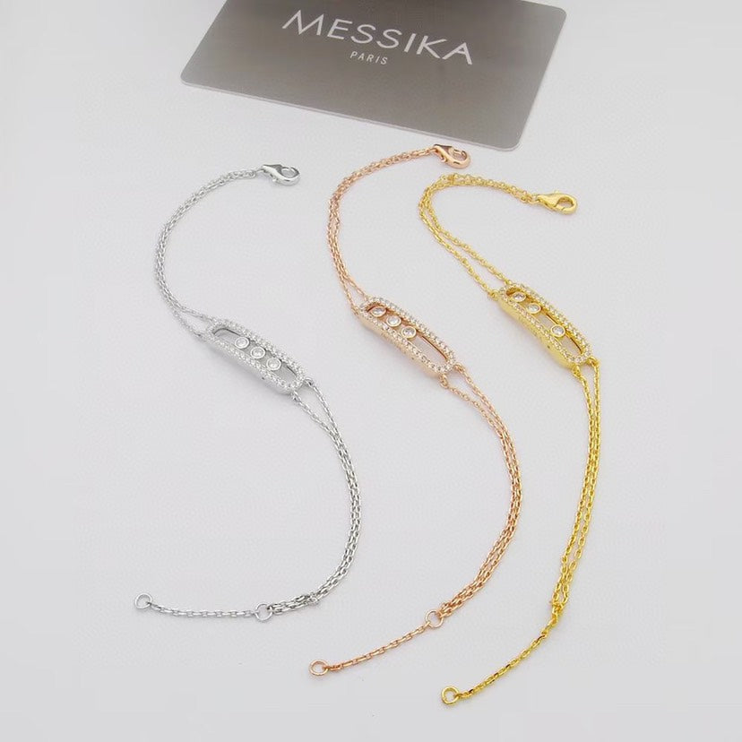 [Eternal jewelry] Move Classique pavé bracelet