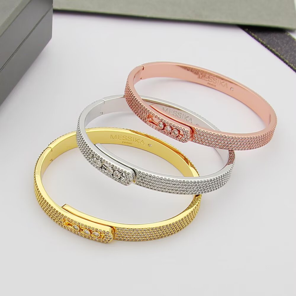 [Eternal jewelry]Move Noa Full Pavé Diamond Bangle Bracelet
