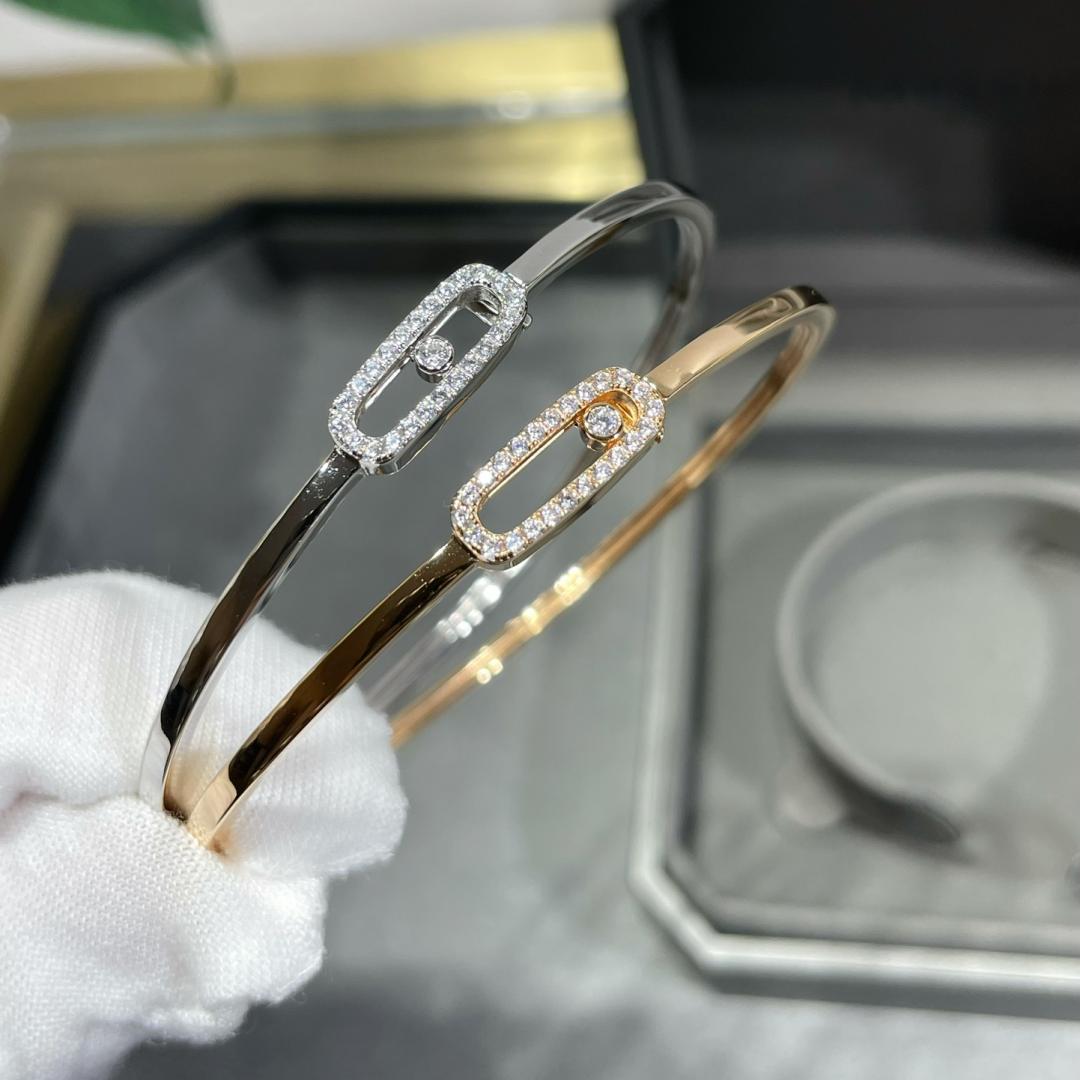[Eternal jewelry]Move Uno pavé flex bangle medium