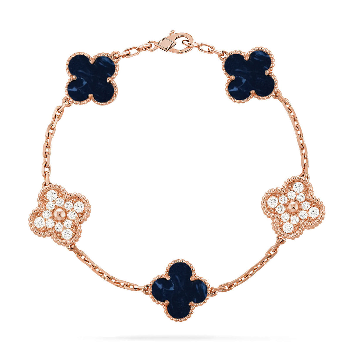 [Eternal Jewelry]CLOVER 5 MOTIF PIETERSITE BRACELET COLLECTION