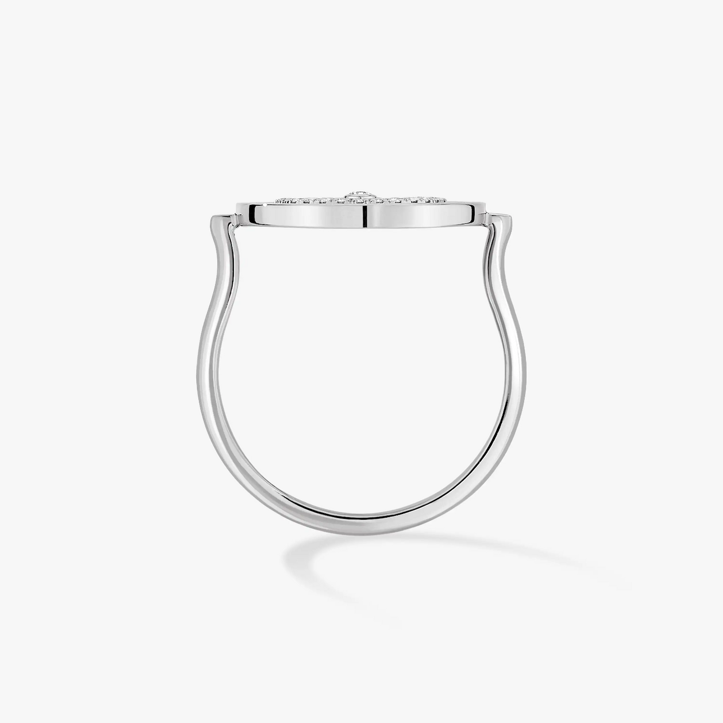 [Eternal jewelry]LUCKY MOVE PAVED SILVER DIAMOND RING