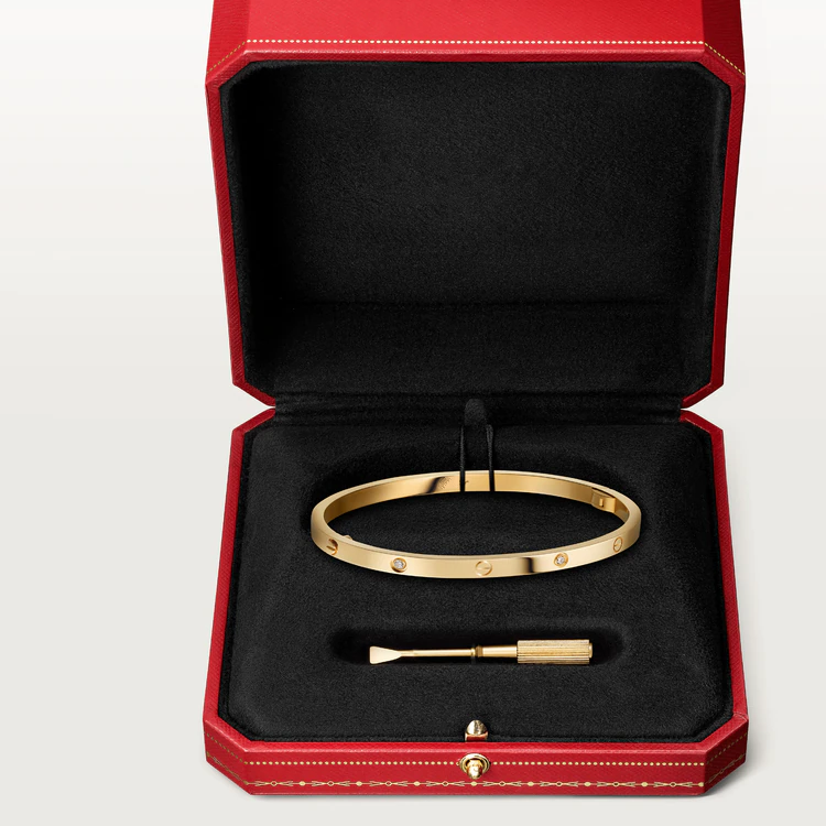 [Eternal Jewelry]LOVE BRACELET 3.65MM 6 DIAMONDS