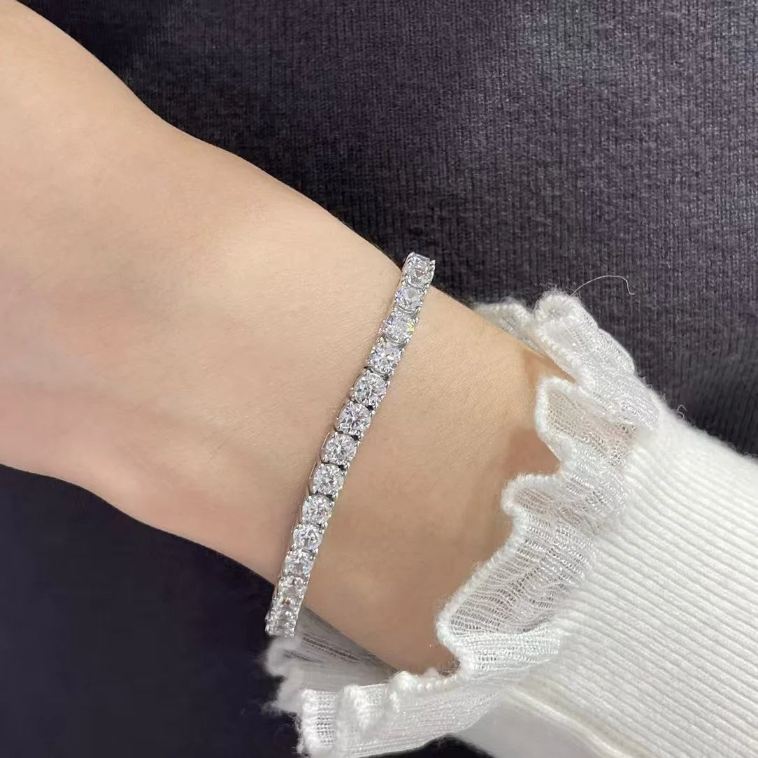 [Eternal Jewellery] TENNIS BRACELET WITH FULL DIAMOND SETTING
