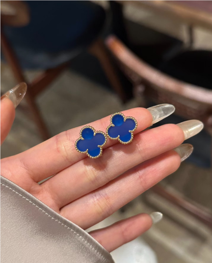 [Eternal Jewellery] Clover Medium 15mm Turquoise Earrings