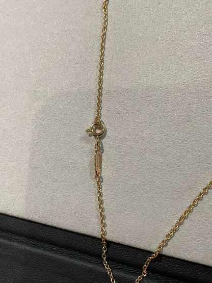 [Eternal Jewelry]T House Diamond-Studded Knot Necklace