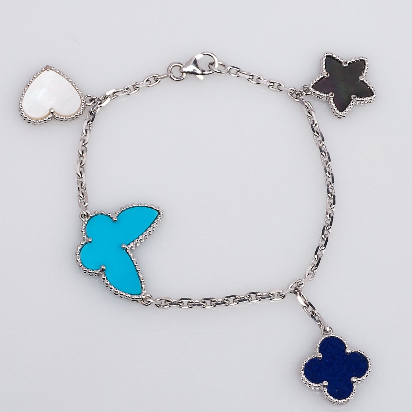 [Eternal Jewelry]LUCKY SPRING SILVER BRACELET 4 MOTIF