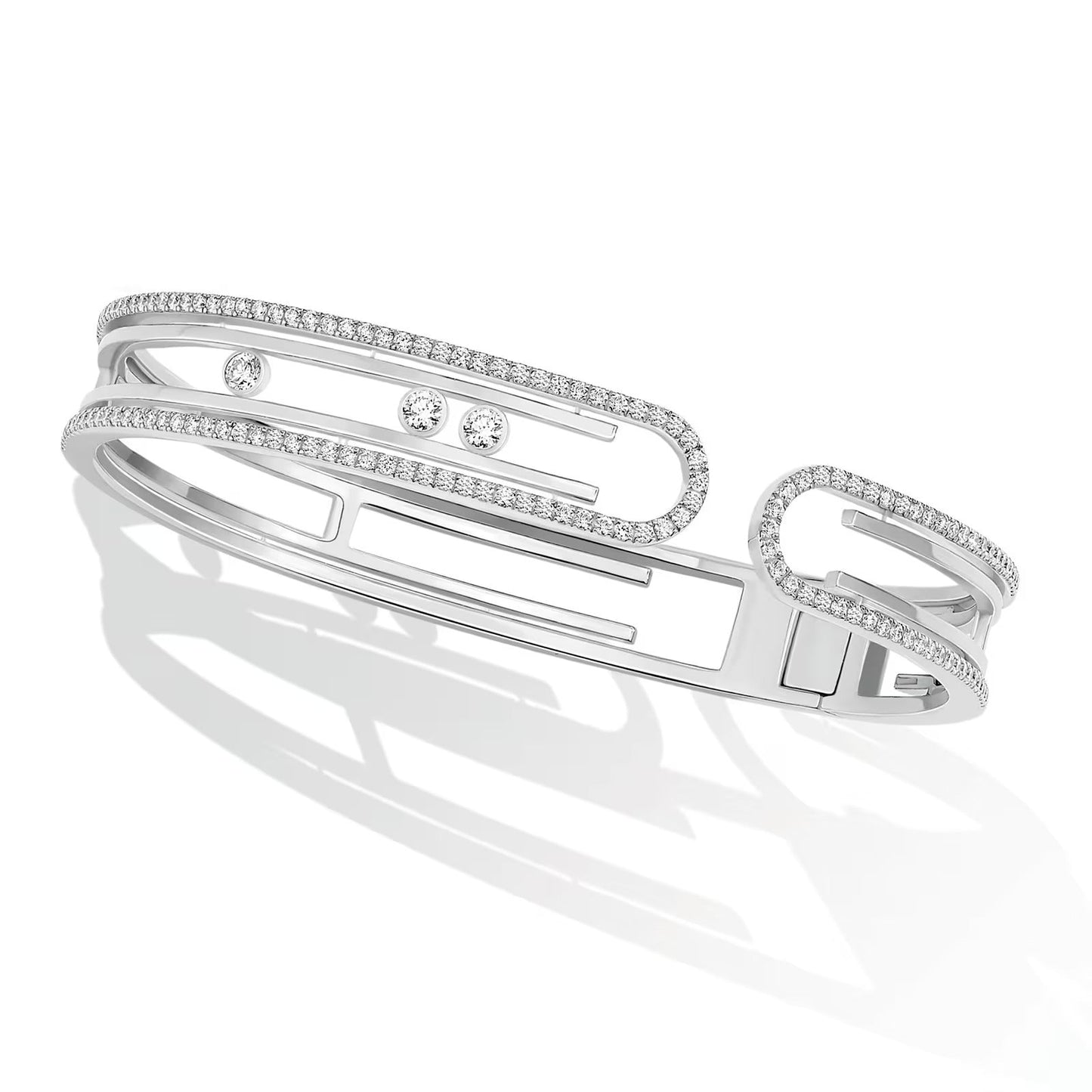 [Eternal jewelry]MOVE 10TH PAVED DIAMOND BRACELET
