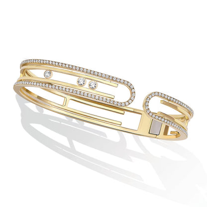[Eternal jewelry]MOVE 10TH PAVED DIAMOND BRACELET