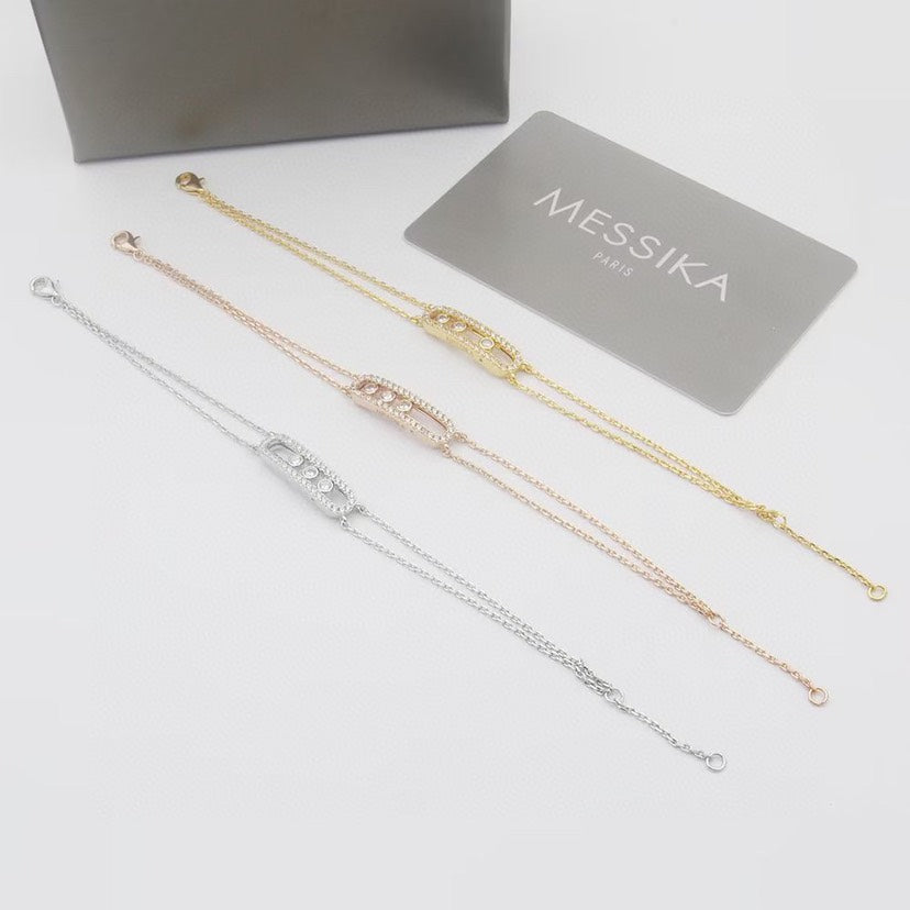 [Eternal jewelry] Move Classique pavé bracelet