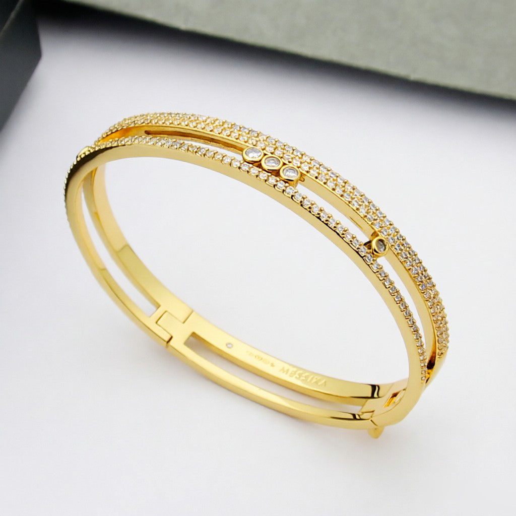 [Eternal jewelry]Move Romane pavé bangle