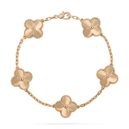[Eternal Jewelry] CLOVER 5 MOTIF LASER BRACELET COLLECTION