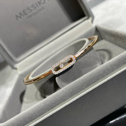 [Eternal jewelry]Move Uno pavé flex bangle medium