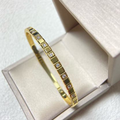 [Eternal Jewelry]Ice Collection Semi-Diamond-Set Bracelet