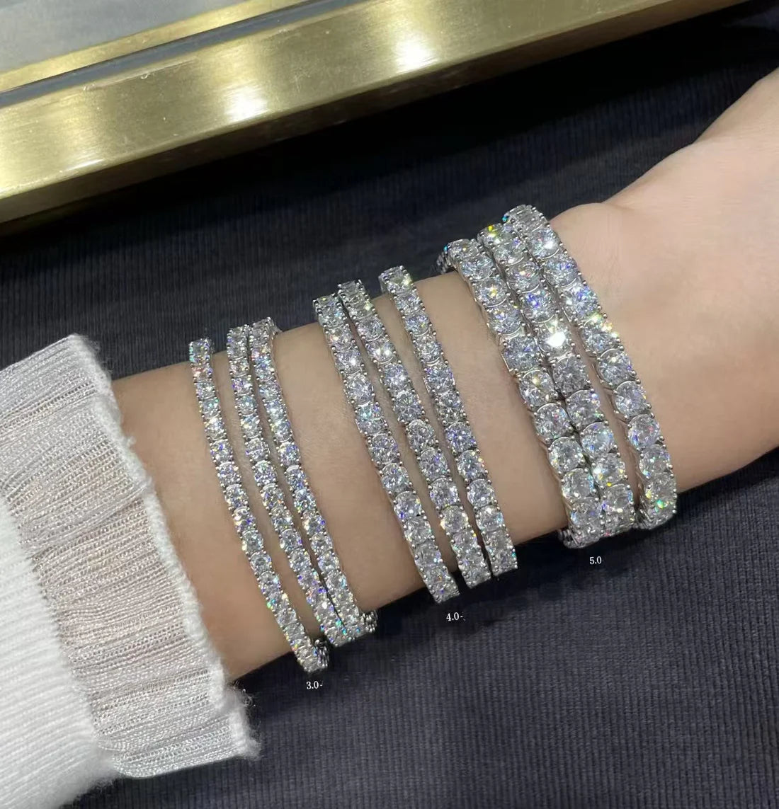 [Eternal Jewellery] TENNIS BRACELET WITH FULL DIAMOND SETTING