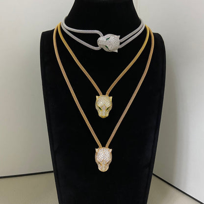 ¡®Eternal Jewelry¡¯Panther Head Layered Necklace