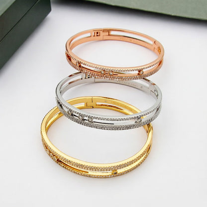 [Eternal jewelry]Move Romane pavé bangle