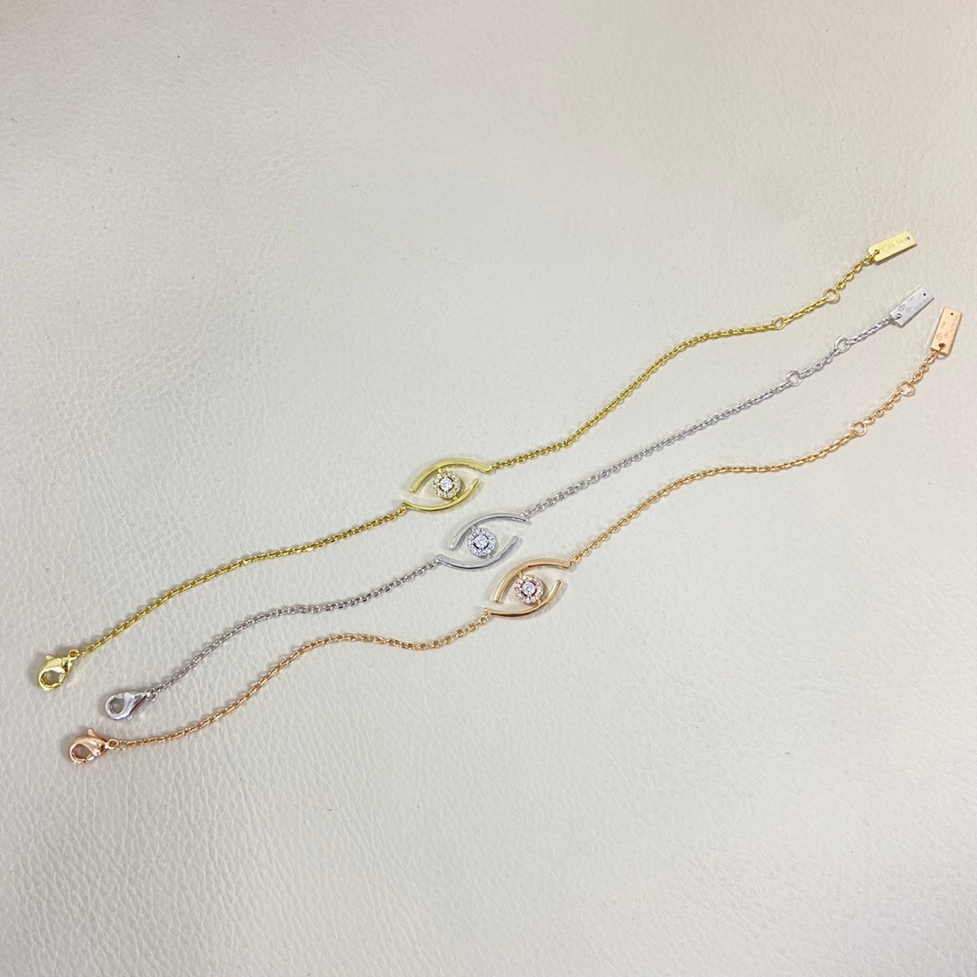 [Eternal jewelry]Lucky Eye Pave-Set Diamond Bracelet