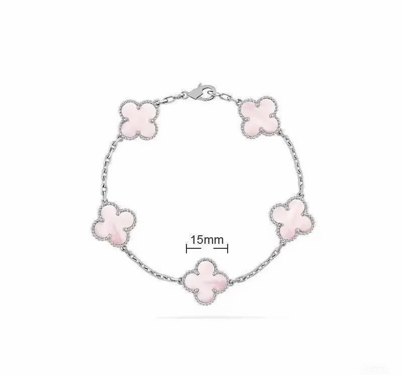 [Eternal jewelry]Light Pink Braided Bracelet