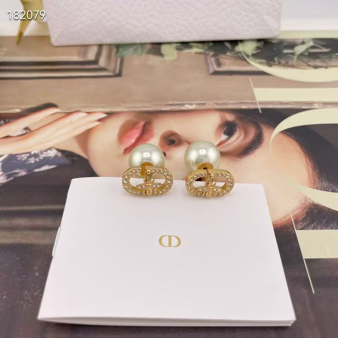 [Eternal Jewelry]CD Honeycomb Pearl Stud Earrings