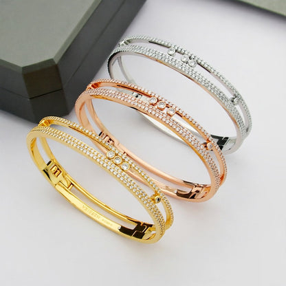 [Eternal jewelry]Move Romane pavé bangle