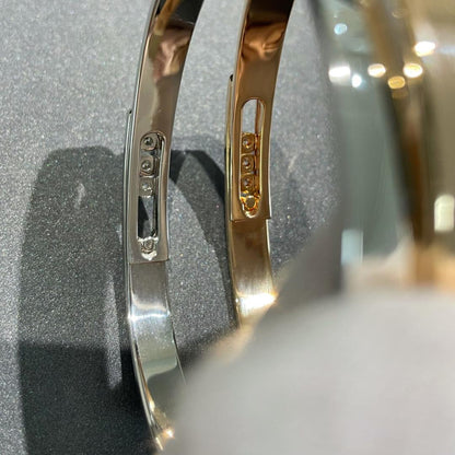 [Eternal jewelry]Move Noa Rose Gold Pavé Diamond Bangle Bracelet