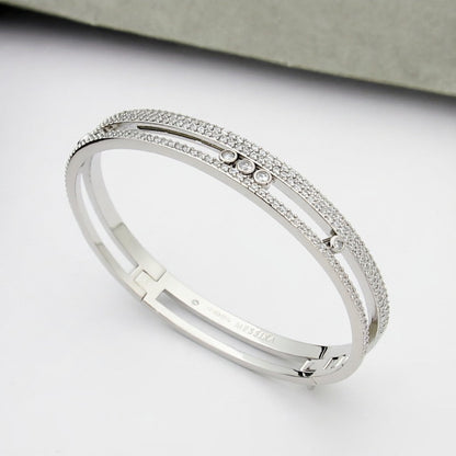 [Eternal jewelry]Move Romane pavé bangle