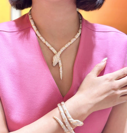 [Eternal Jewelry]HAUTE COUTURE GOLD SERPENTI NECKLACE