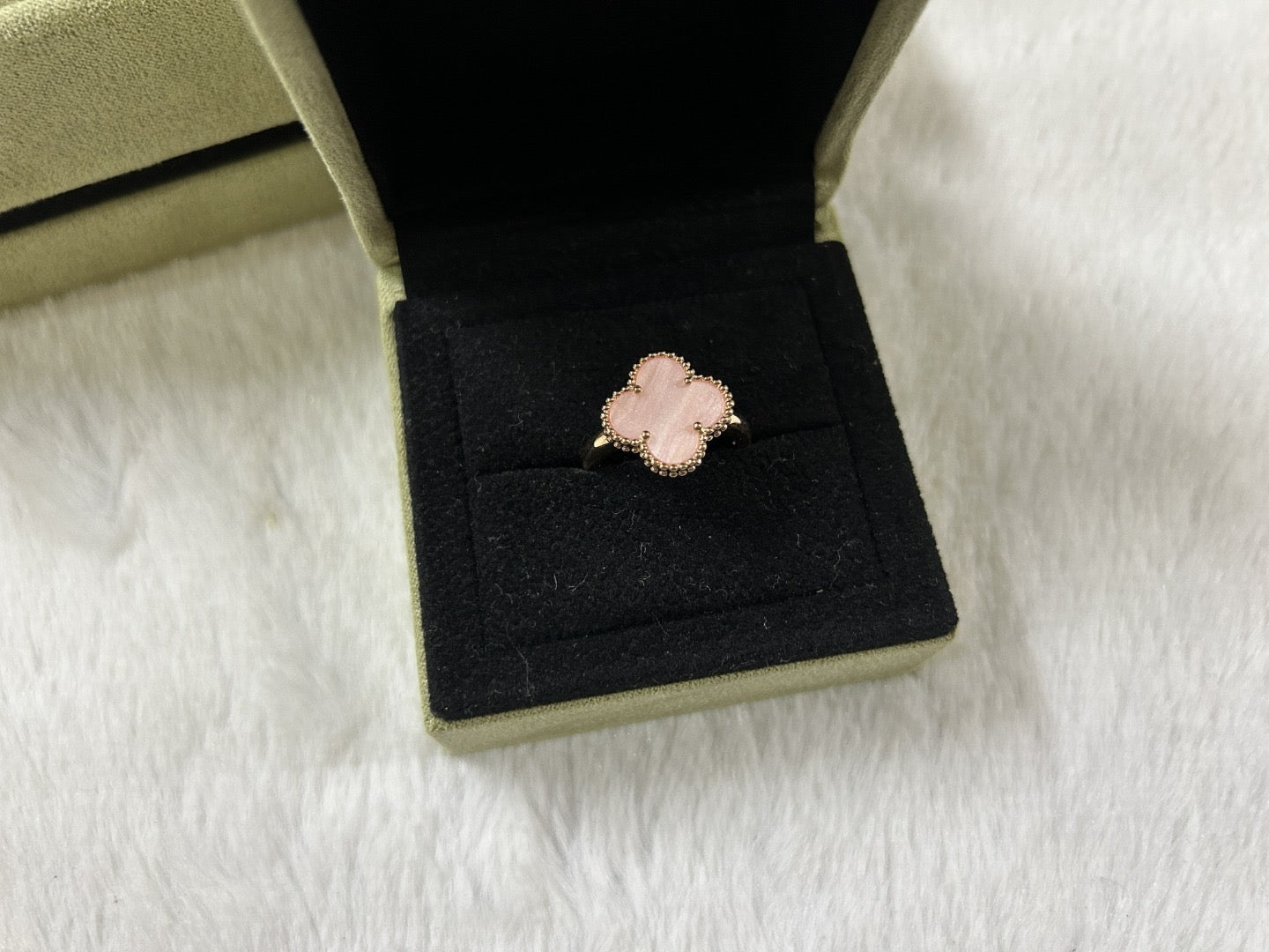 [Eternal Jewelry]Pink Clover Ring