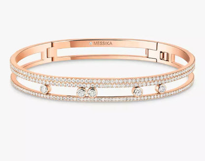 [Eternal jewelry]M Roman Full Diamond Bracelet