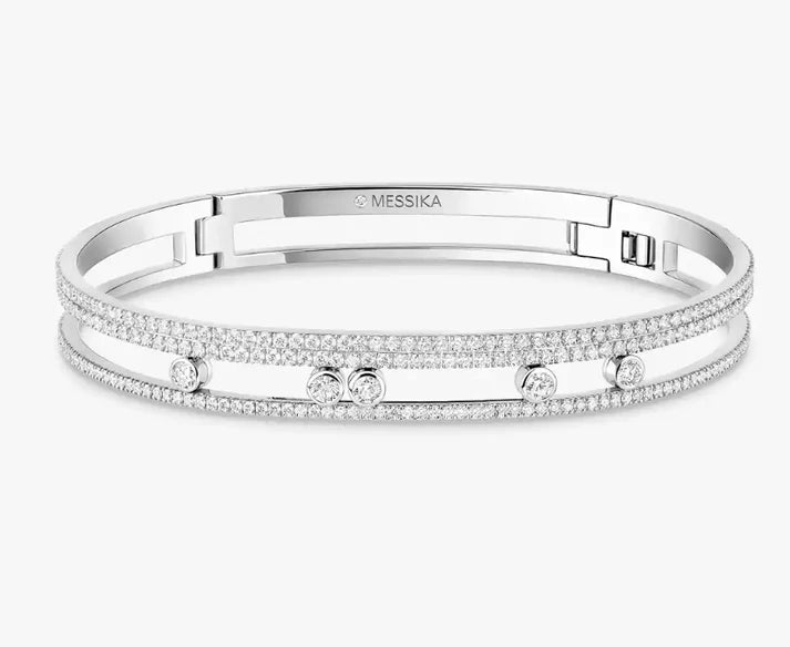 [Eternal jewelry]M Roman Full Diamond Bracelet