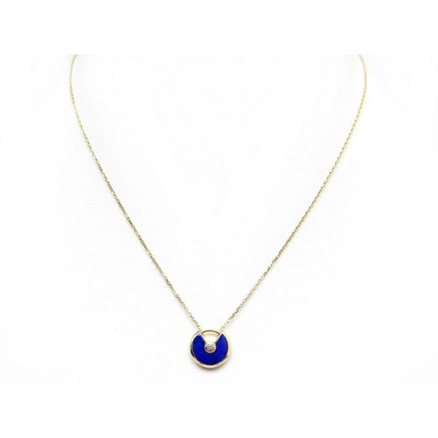 [Eternal Jewelry]AMULETTE ROSE GOLD AGATE NECKLACE