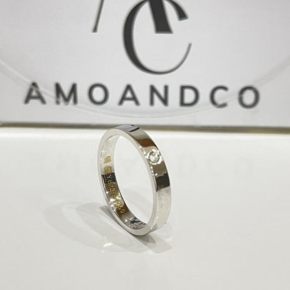 [Eternal Jewelry]LOVE RING 4MM 1 DIAMOND