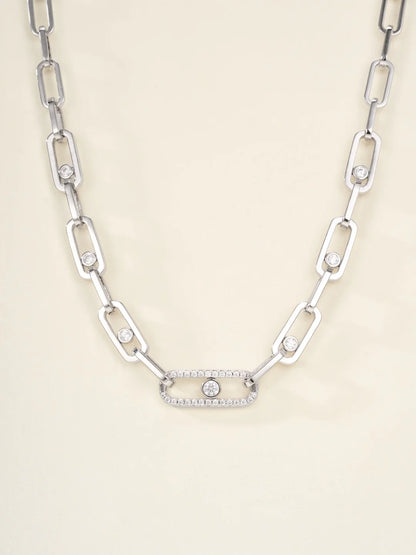 [Eternal jewelry] MK NEW SLIDING DIAMOND NECKLACE