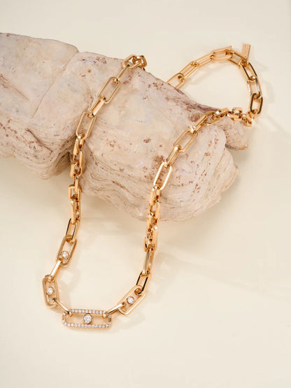 [Eternal jewelry] MK NEW SLIDING DIAMOND NECKLACE